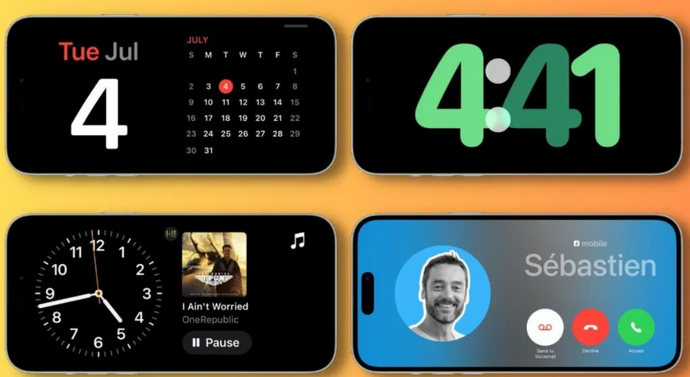 颍上苹果手机维修分享iOS17横屏充电待机显示有什么好处 
