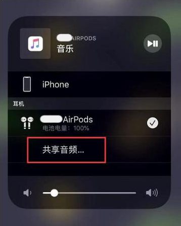 颍上苹果14音频维修点分享iPhone14音频共享设置方法 