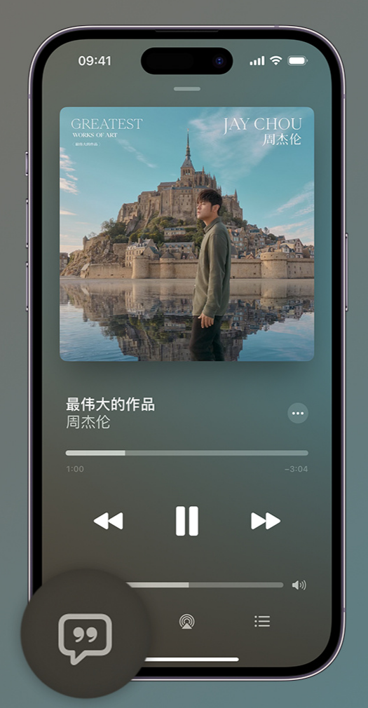 颍上iphone维修分享如何在iPhone上使用Apple Music全新唱歌功能 