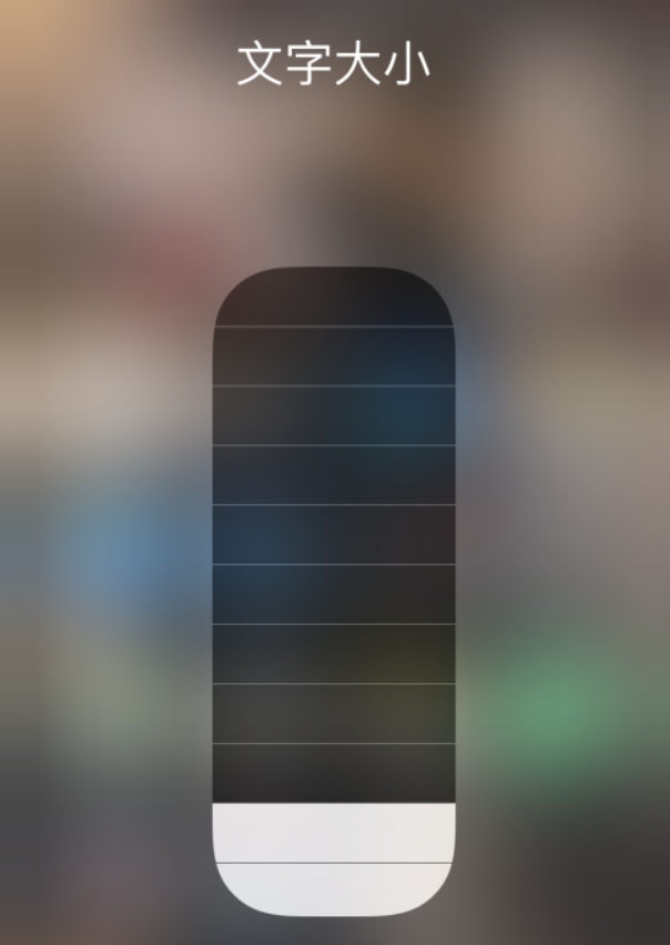 颍上苹果手机维修分享小技巧：在 iPhone 控制中心快速调节字体大小 